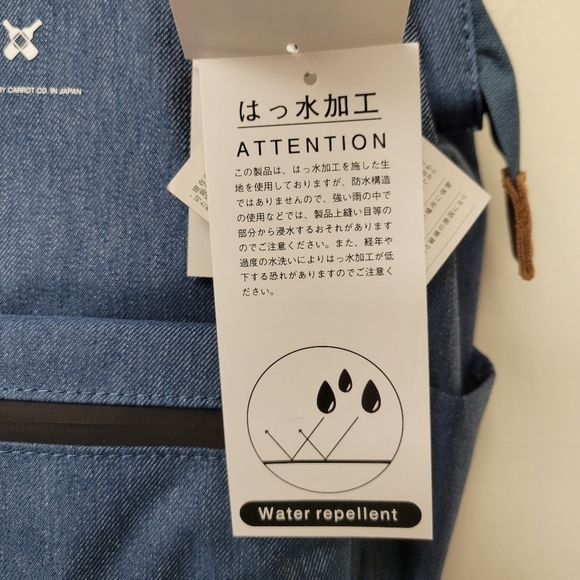Anello Classic Blue Cross Bottle Series Regular Backpack